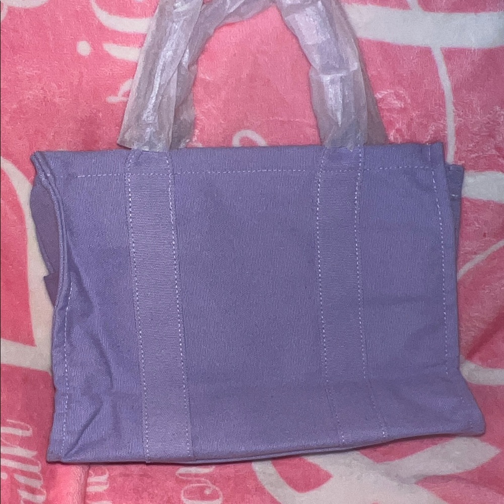 Purple Canvas Tote - - Picture 4 of 9